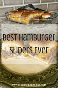 Best Hamburger Sliders Ever