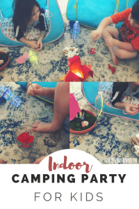 Indoor Camping Party