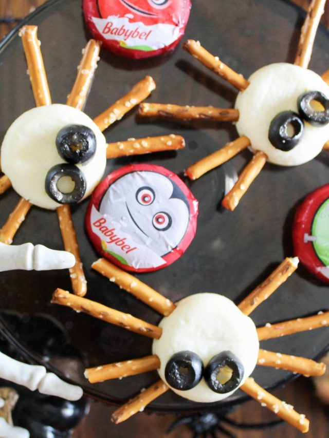 Fun Halloween Spider Lunchbox Snack for Kids
