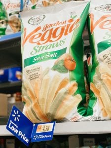 Veggie Straws at Walmart