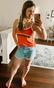 Varsity Tank and shorts