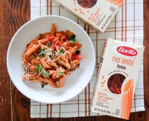 Red Lentil Penne Pasta