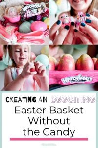 Easter Basket with Hatchimals CollEGGtibles Limmy Edish Glamfetti