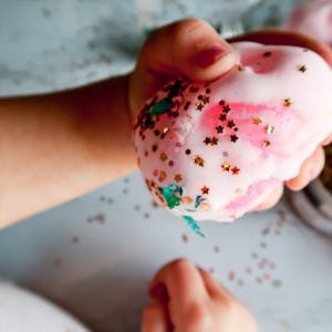Painted Plastic Egg