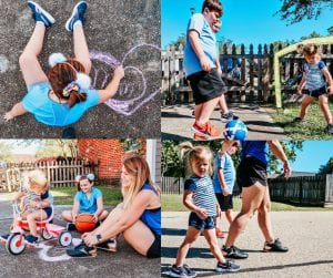 Celebrating Mother's Day at home with Reebok Harman Run Shoes