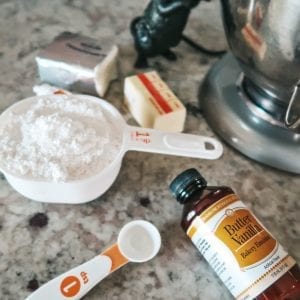Cream Cheese Frosting Ingredients