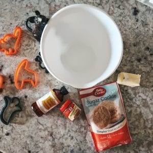 Pumpkin spice sugar cookie ingredients