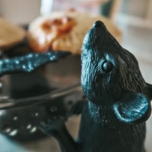 Spooky Halloween Pizza Calzone