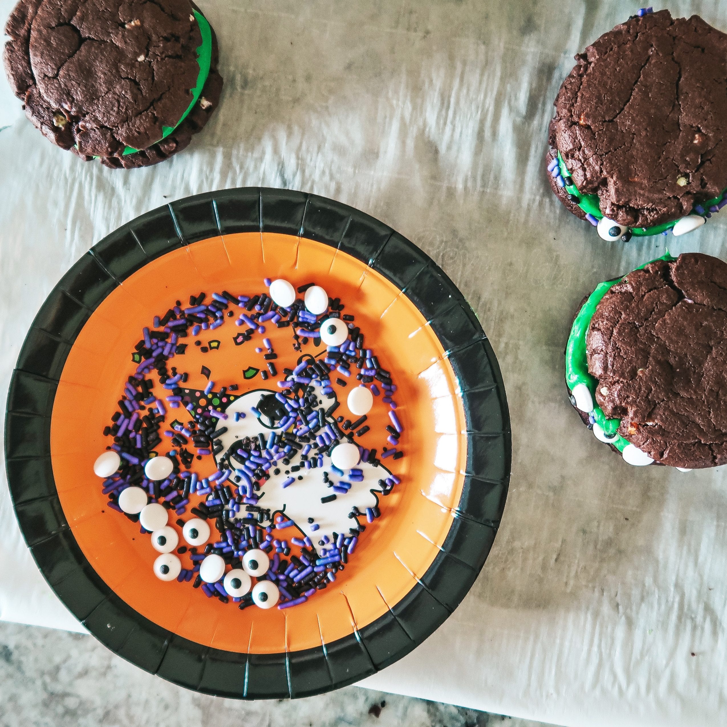Whoopie pies and sprinkles
