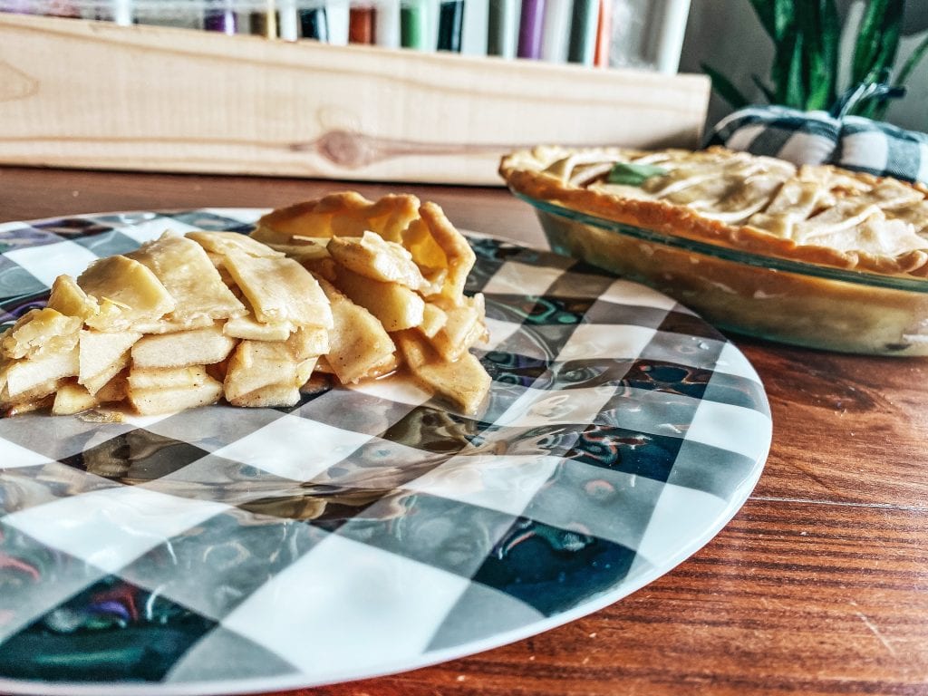 granny smith and honeycrisp apple pie slice The Southerly Magnolia