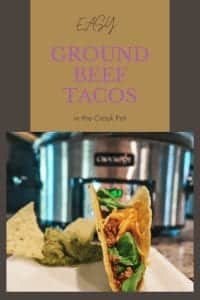 Ground Beef Taco Meat in the Crock Pot