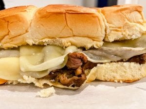 philly cheese sliders