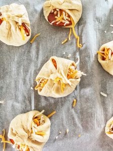 Cheese and Sausage Crescent Pastries