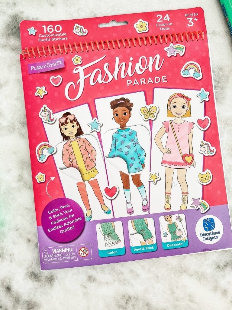 Fashion Paper Dolls Booklet, Amazon Kid Travel Finds