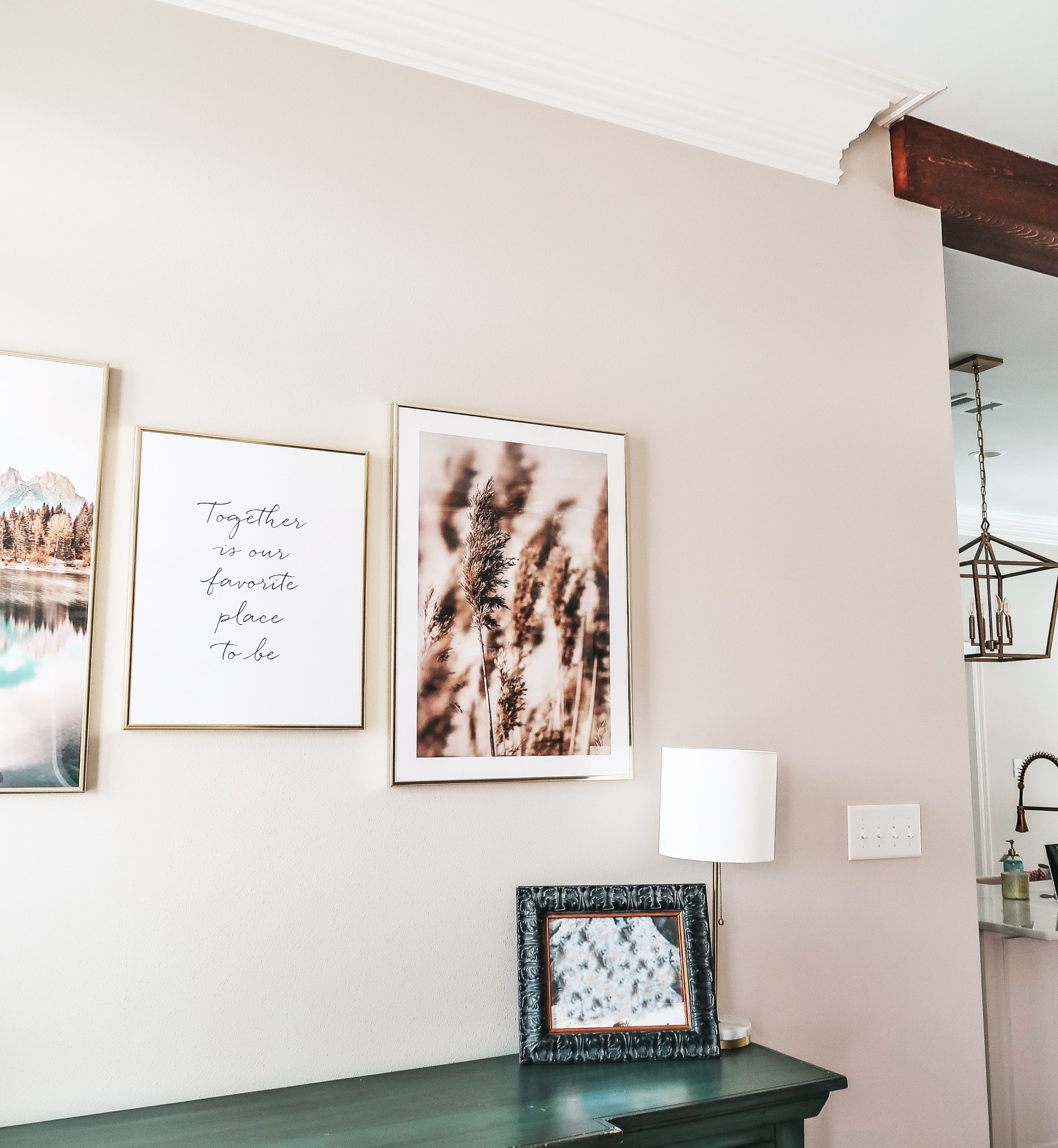 Gold Gallery Wall Frame Ideas The Southerly Magnolia