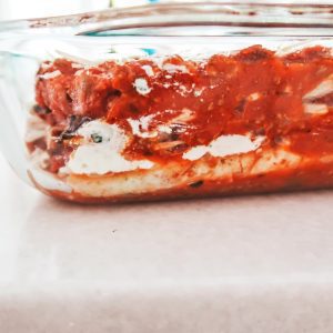keto lasagna layers
