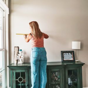 measuring for gallery wall