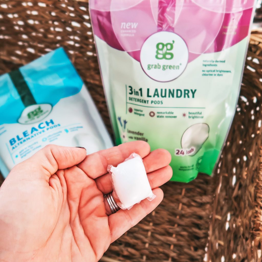 Grab Green Laundry Pods
