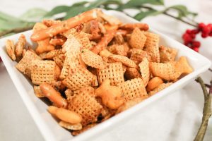 Holiday Ranch Chex Mix for Christmas