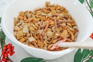 Mixing the dry ingredients