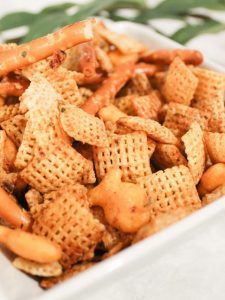 Holiday Ranch Chex Mix for Christmas