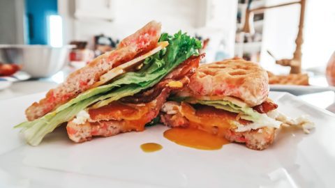 the perfect brunch breakfast sandwich