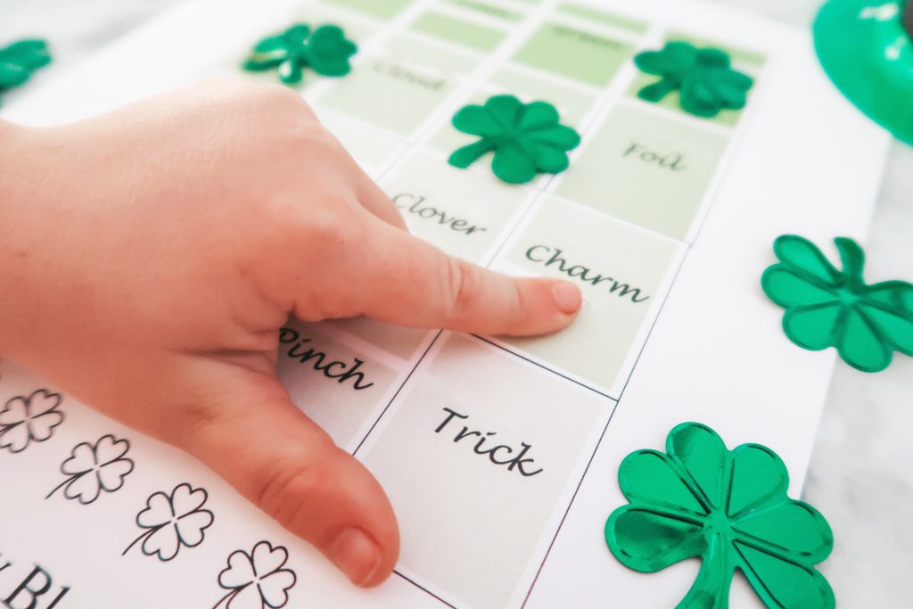 Blending Words Bingo for St. Patrick's Day (1)
