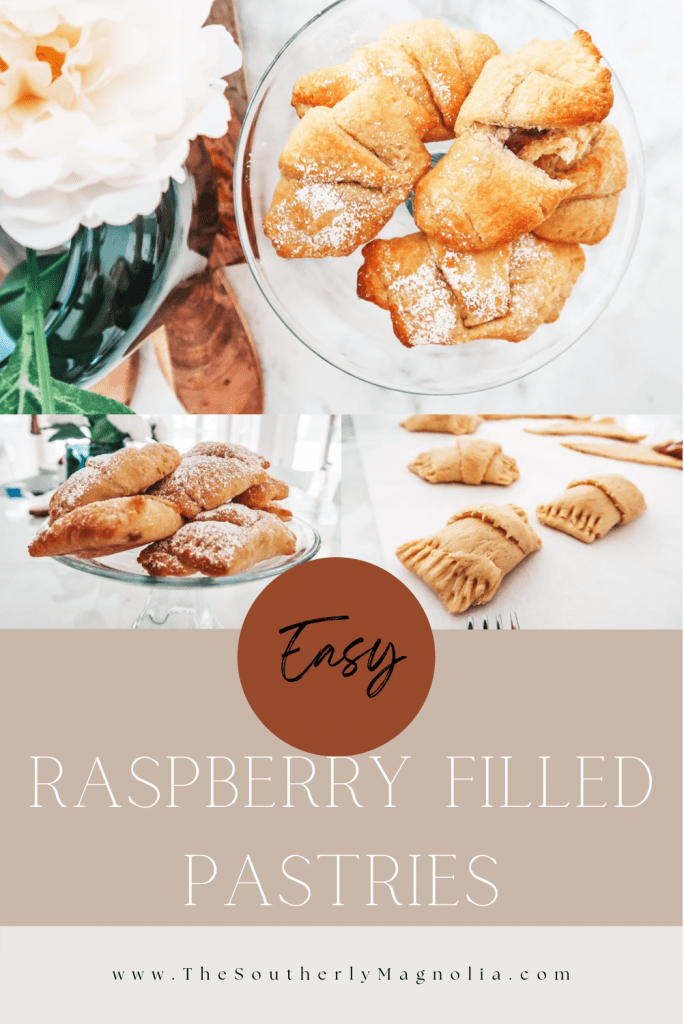 Simple Raspberry Filled Crescent Rolls