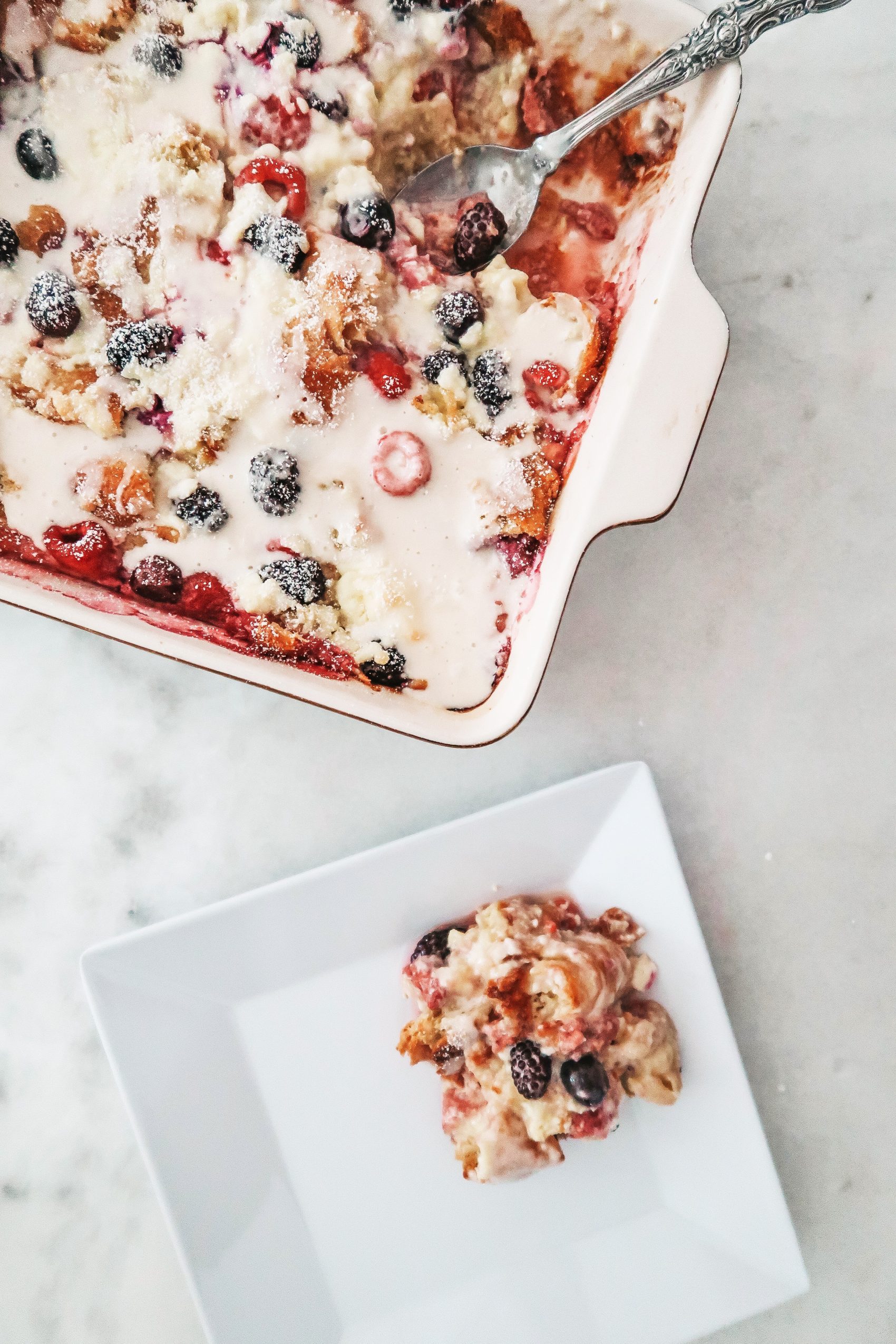 a berry bake for breakfast