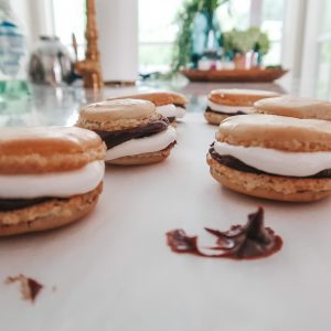 simple s'mores macarons for the win