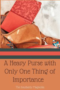 A Heavy Purse with Only One Thing of Importance