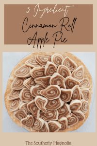 3 ingredient cinnamon roll apple pie recipe