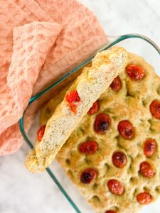 Easiest No-Knead Tomato Focaccia Bread