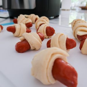 air fryer pigs in a blanket