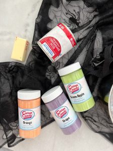 Ingredients for Spooky Candy Fudge