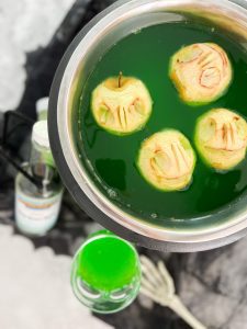 Shrunken apple heads for witches brew