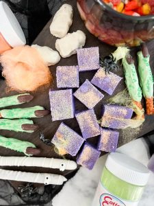 Spooky Candy Fudge Charcuterie Board