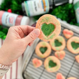 stained glass shortbread cookies
