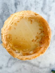 baked simple baklava cheesecake