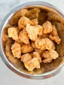fried chicken bites for orange chicken