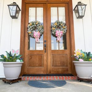 Simple spring porch upgrade